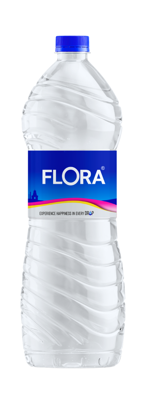 Flora Regular Water 1L bottle